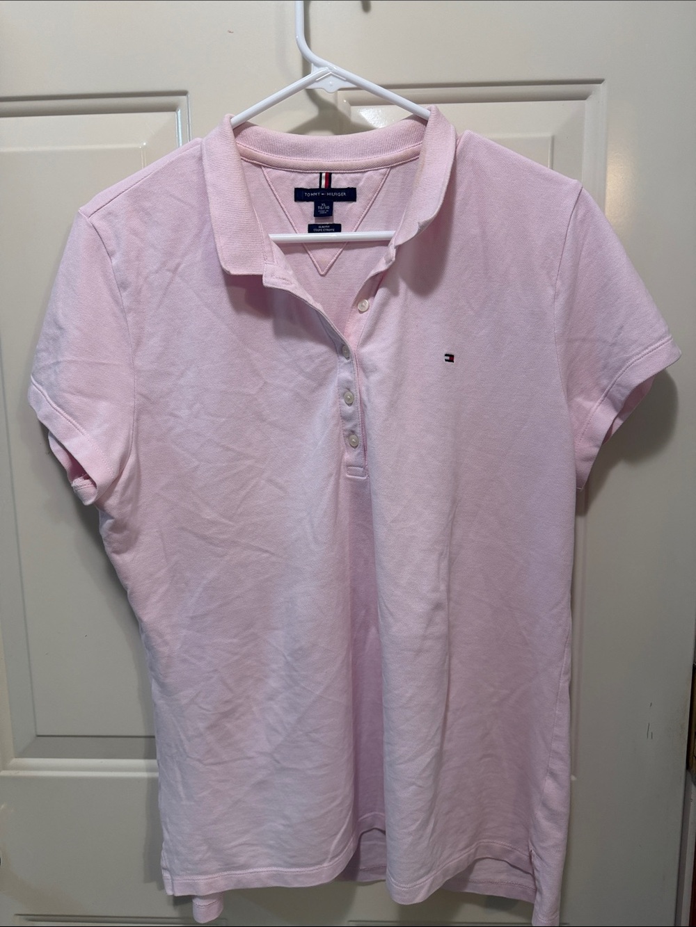 Tommy Hilfiger Light Pink Polo Shirt